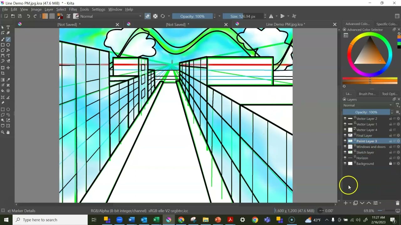 Layers in Krita