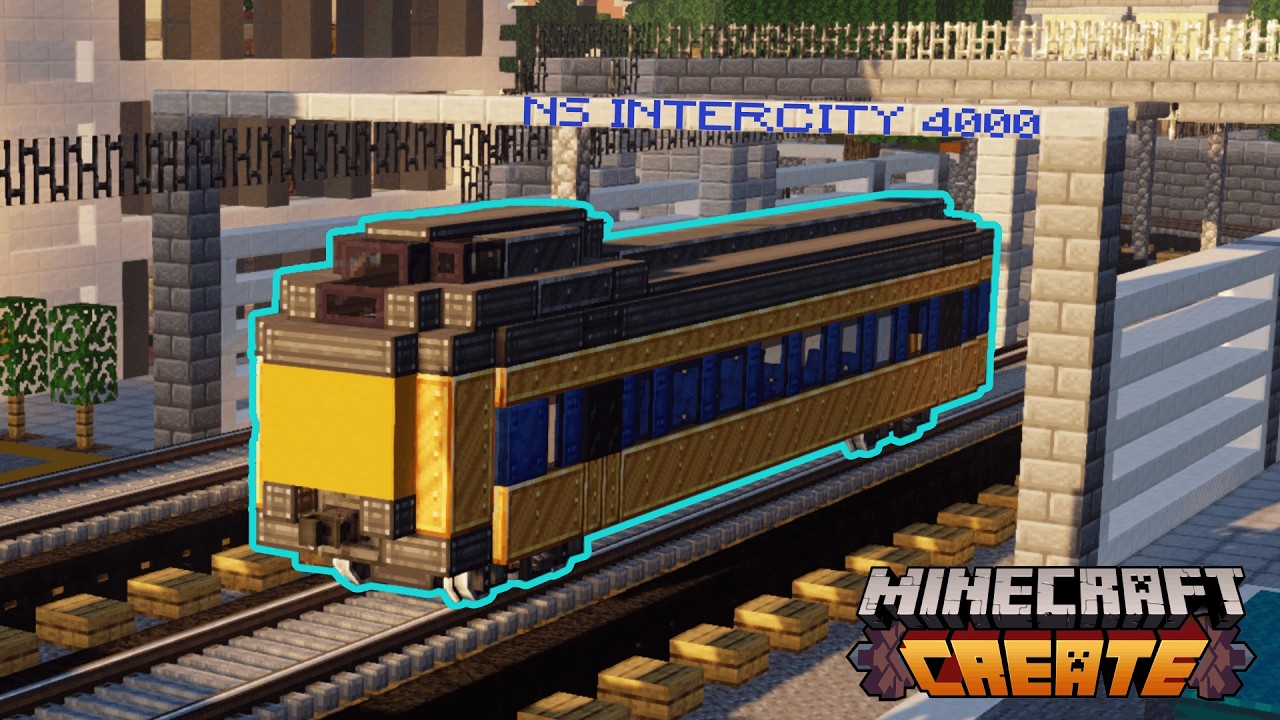 How To Build Koploper Train from the Netherlands | #createmod