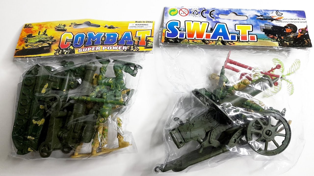 Sets militares de juguete: Soldaditos de plástico, vehículos y accesorios | Unboxing y review