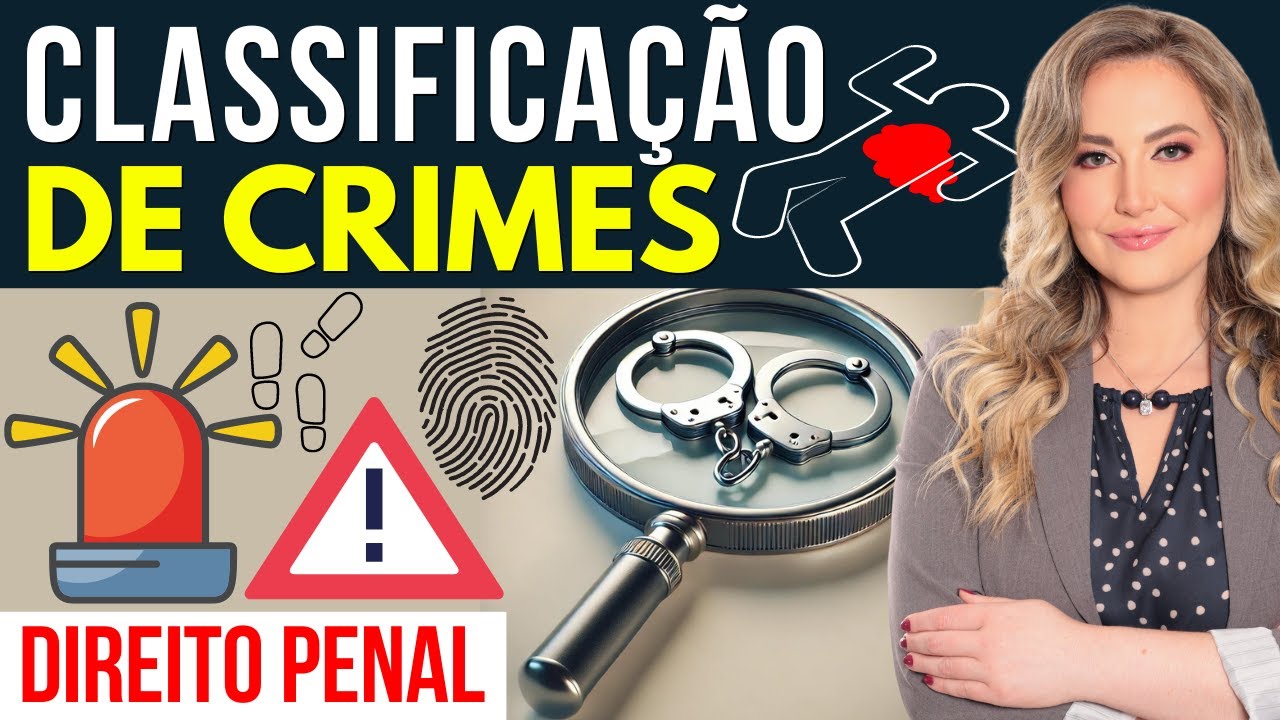 CLASSIFICA&Ccedil;&Atilde;O DOS CRIMES (Resumo e Exemplos)  - Direito Penal