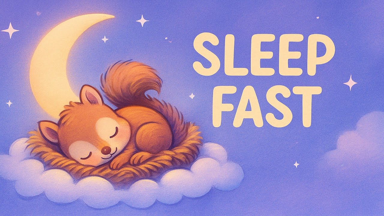 💤 Baby Sleeps Instantly! | Magical Lullaby Music That Works Every Time 🐿️✨