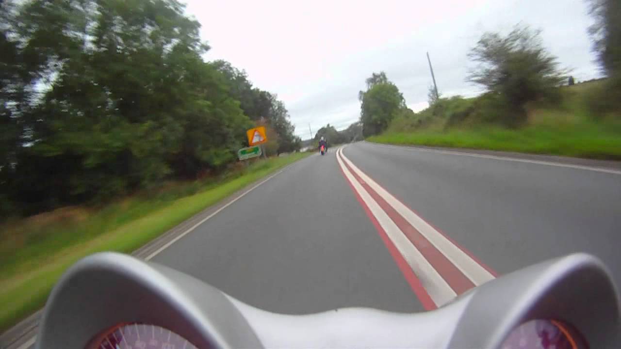 Honda X11 and Harley Davidson Streetrod Run to Bridgenorth