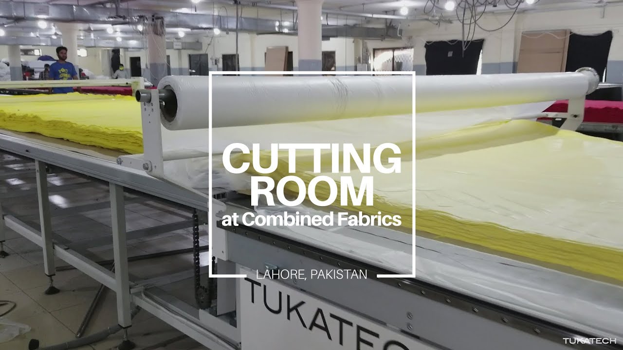 Cutting Room at Combined Fabrics with Sheikh Tariq Mehmood