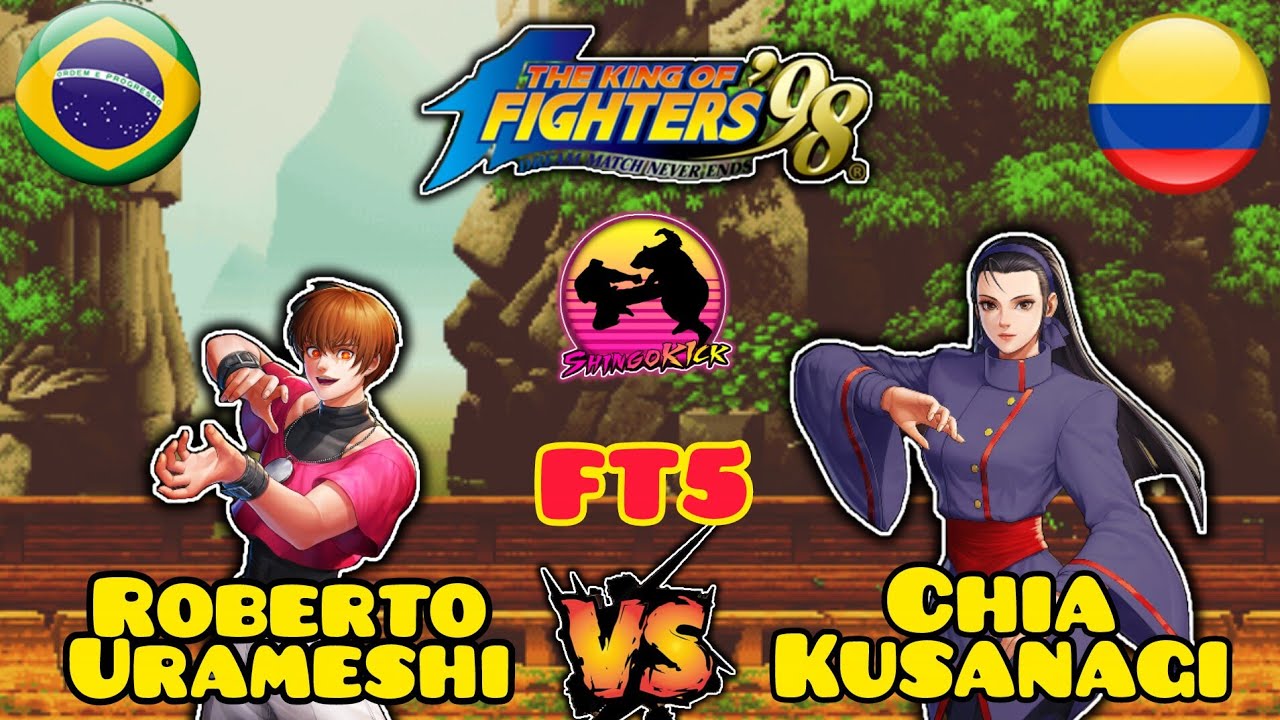 🔥Duelo de Tops Sudaméricanos🔥🇧🇷Roberto Urameshi🇧🇷🆚🇨🇴Chía Kusanagi🇨🇴 FT5 #kof98 