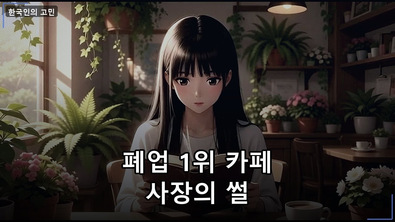 폐업 1위 카페 사장의 썰...