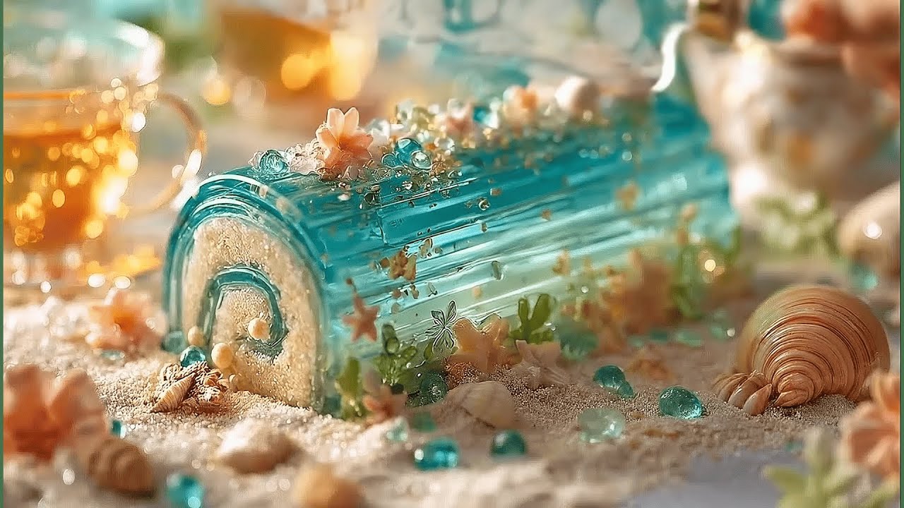 【AI ASMR】If Princesses Designed Glass Roll Cakes… 👑 | Which cake would you choose? 🍰✨