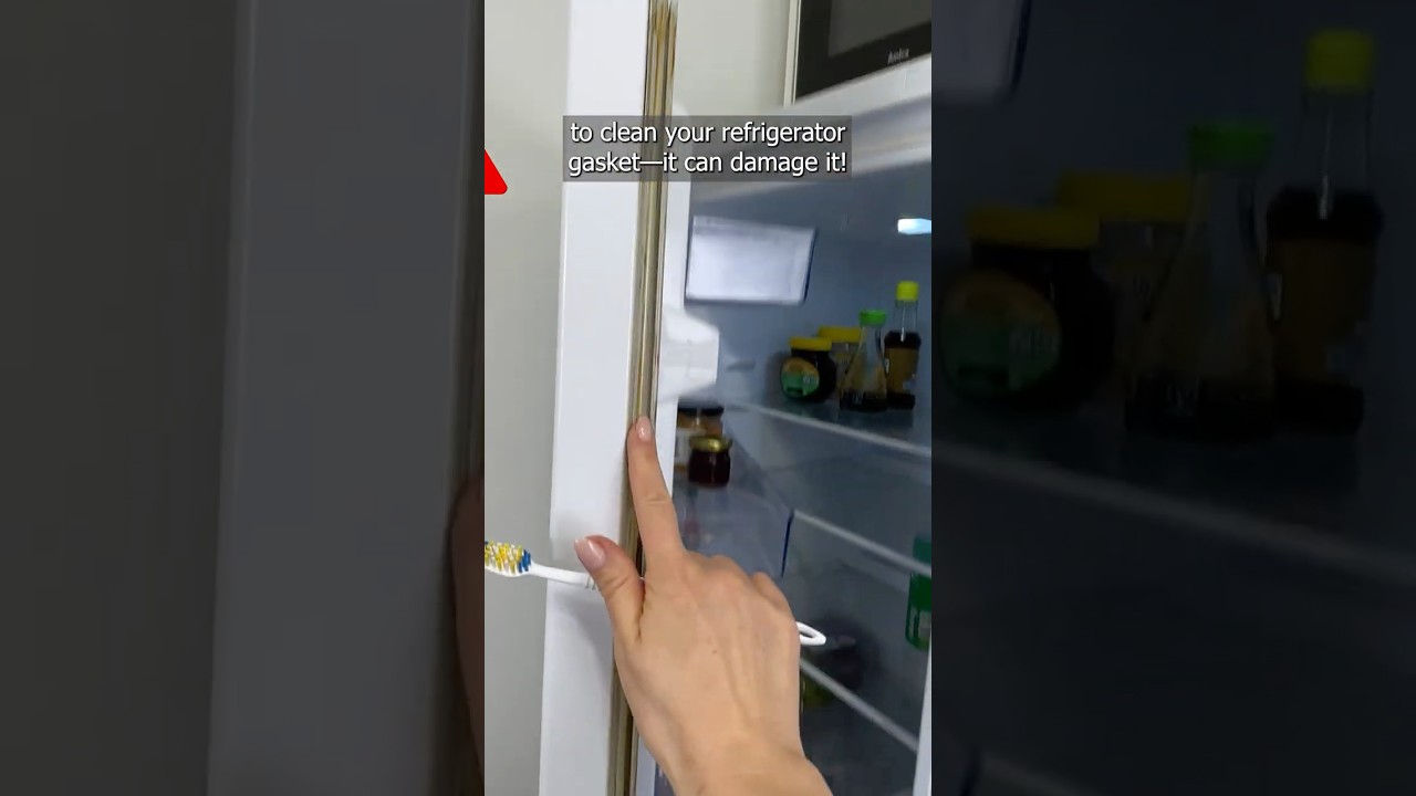 The secret to a spotless fridge seal &ndash; no scrubbing needed