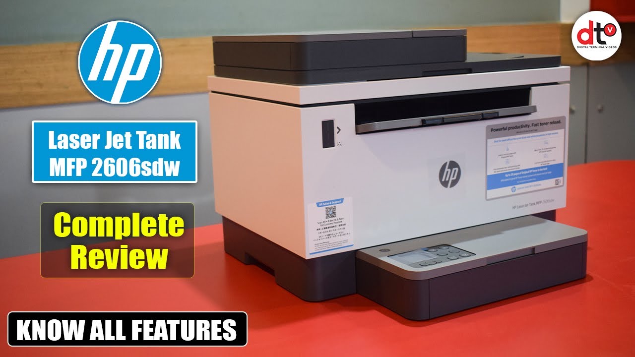 HP LaserJet Tank 2606 I Complete Review I All Features