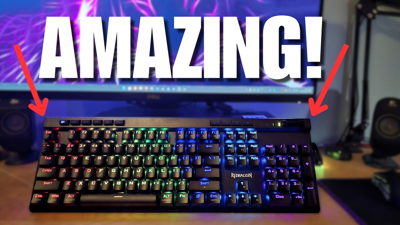 Best Wireless Gaming Keyboard!? - Redragon K580 PRO