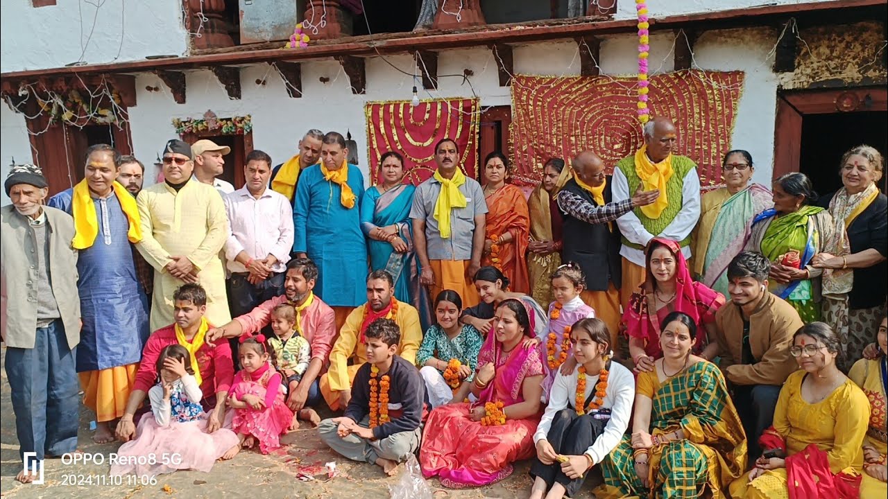 मां राजराजेश्वरी चंडिका(सिमली)देवरा यात्रा भ्रमण बांगडी गांव में भाग-2🙏।जय माता दी🌻।