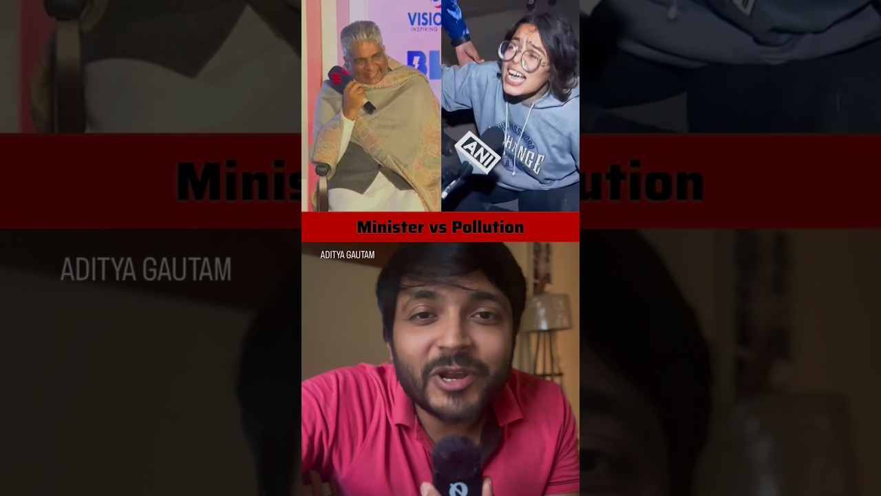 How minister of Environment Bhupender Yadav Treats Delhi air pollution and its protest #shortsfeed