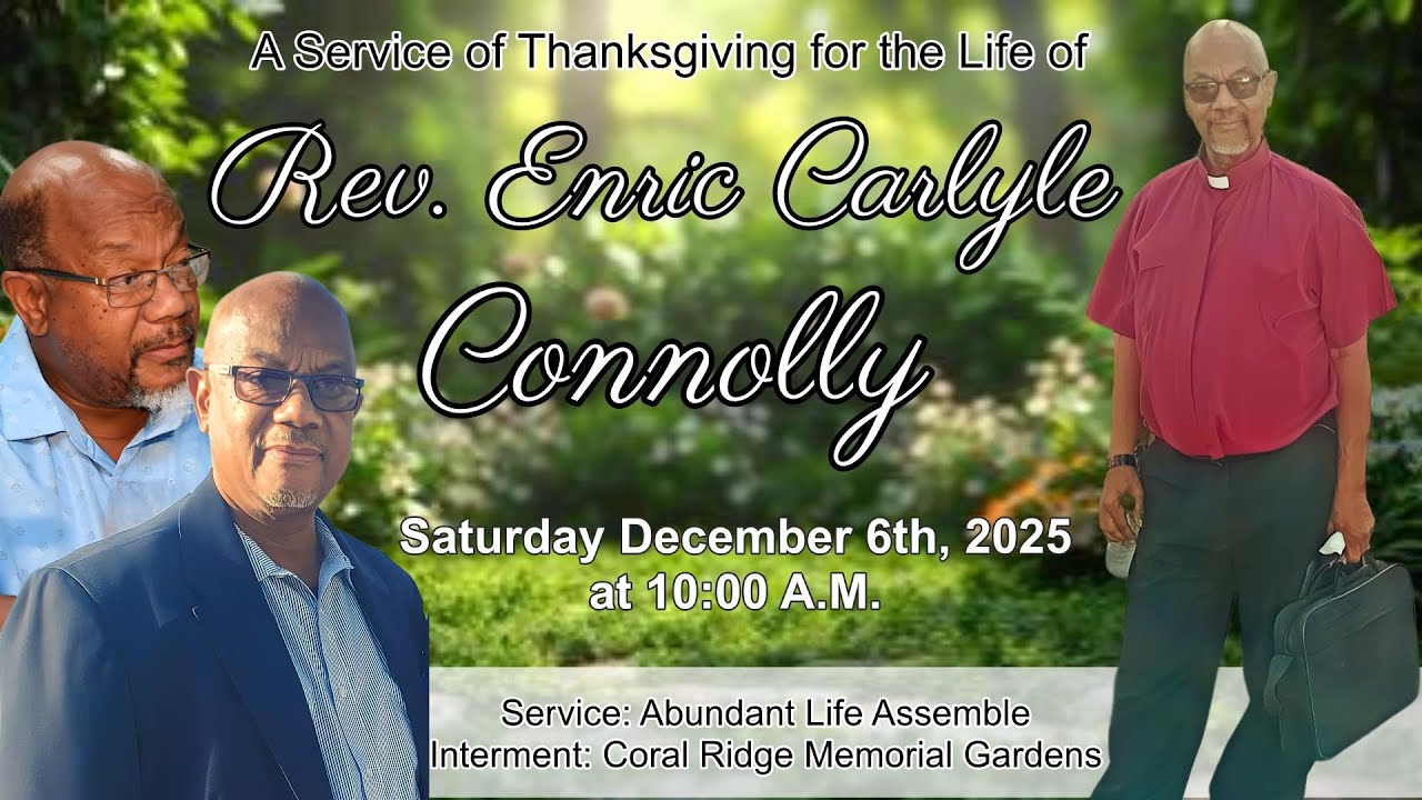 A Service of Thanksgiving for the Life of Rev. Enric Carlyle Connolly