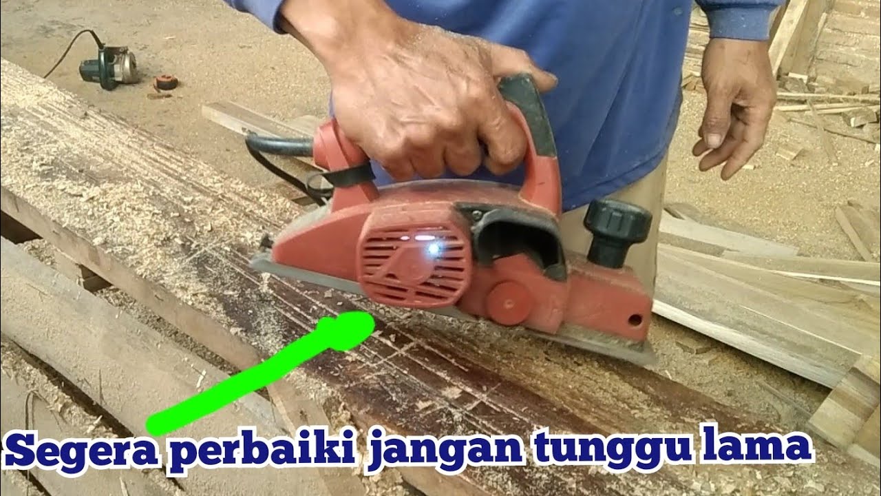 Segera perbaiki...! cara memperbaiki mengatasi mesin serut mengeluarkan percikan api