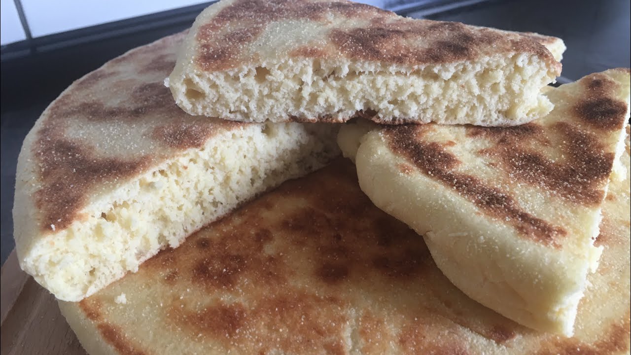 Marokkaanse panbrood | easy brood | luchtige brood | ghobz makla | maroccain bread | recepten #64