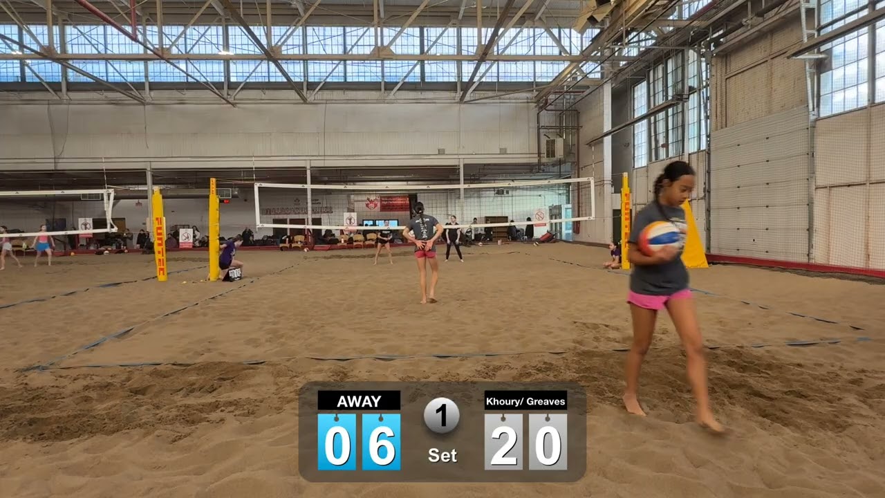 INDOOR 2026 OVA Tournament pool play game 1  🏐Khoury/Greaves 