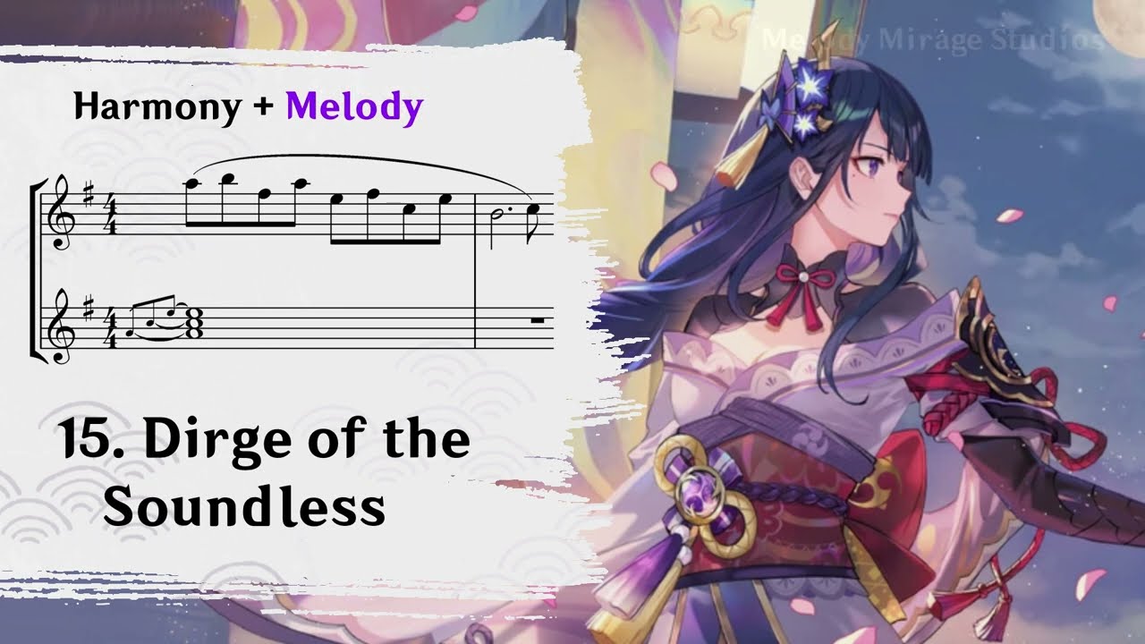 15. Dirge of the Soundless | Inazuma’s Harmony | Genshin Music Analysis Series CD-2 #15