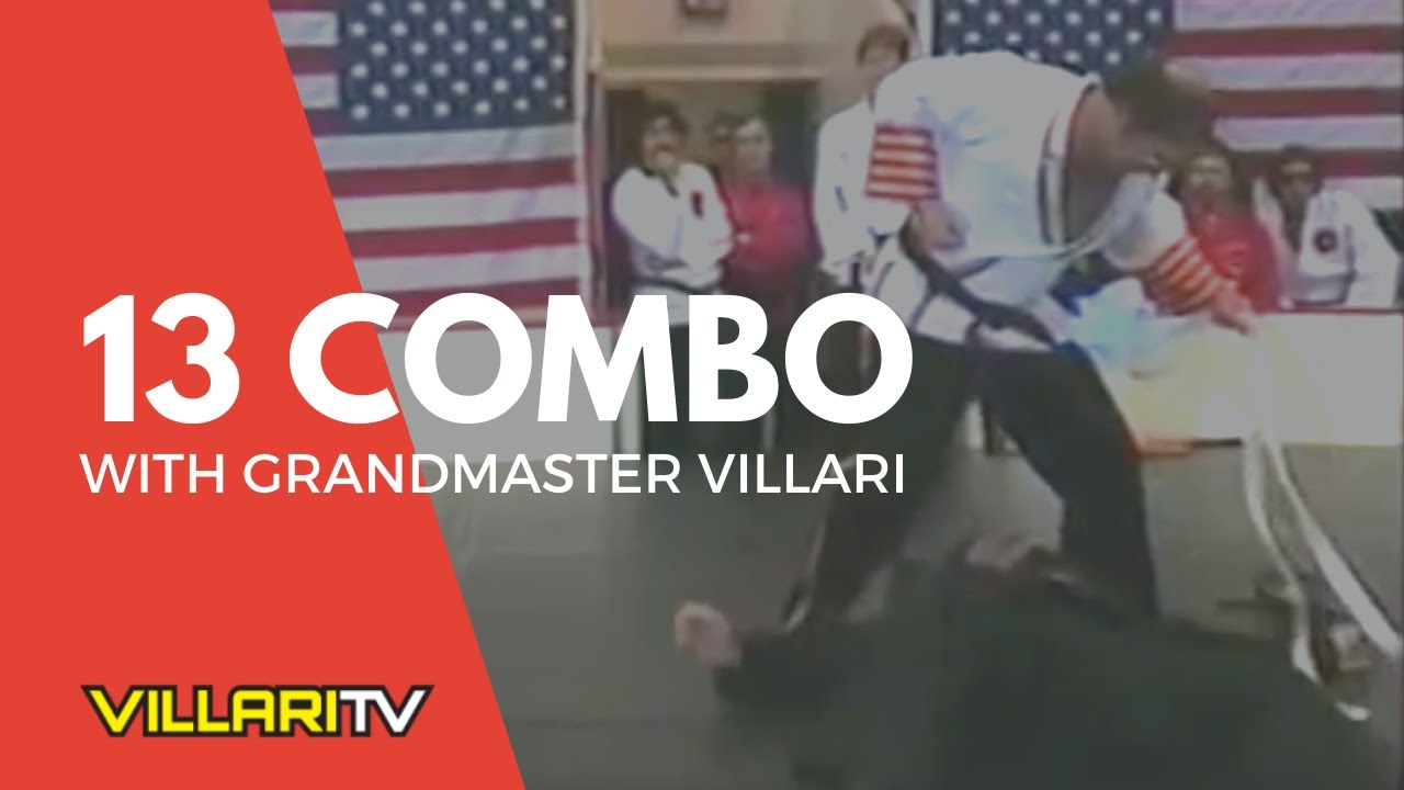 #13 Combination with Grandmaster Villari - Shaolin Kempo Karate