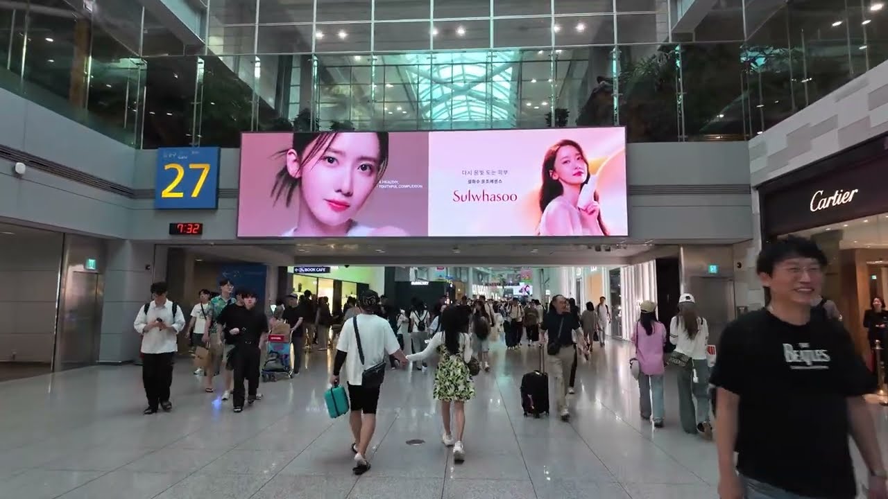 Exploring Incheon Airport Terminal 1 - Full Walkthrough