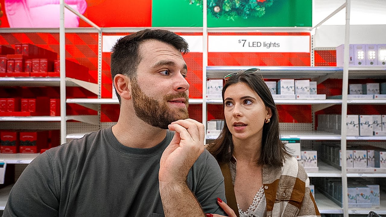 We Went Christmas Shopping At Target & Bought MORE Decorations For Our Place!