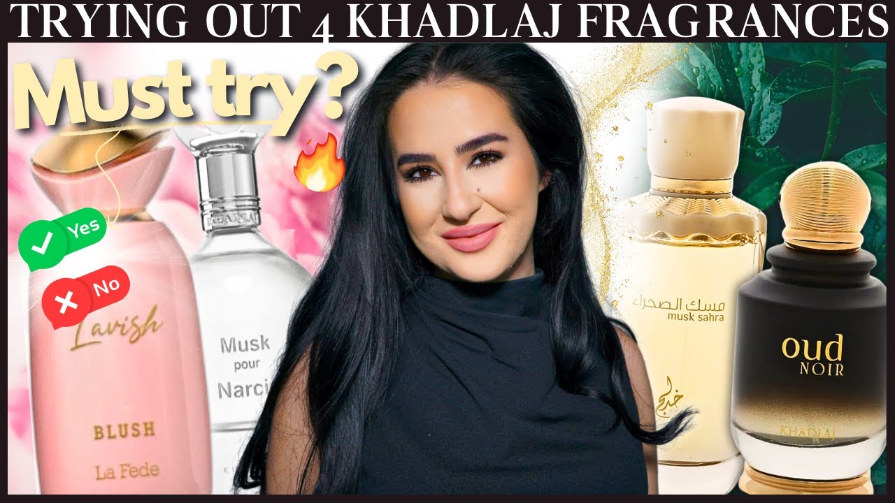 Пробую 4 аромата KHADLAJ 🌸 Lavish Blush, Oud Noir, Musk Pour Narcis и Musk Sahra / Обзор