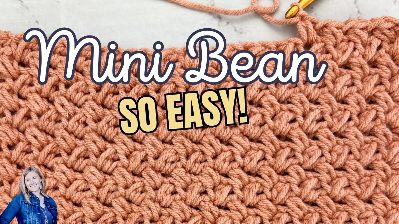 Stop Scrolling! You NEED to Try the Mini Bean Stitch (Crochet Tutorial)