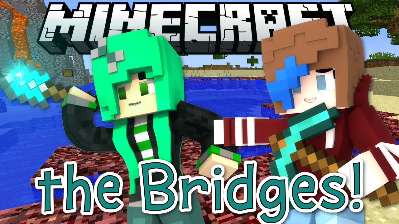 MINECRAFT MONDAY EP128 | the BRIDGES | DIAMOND SHOVEL? | SallyGreenGamer & RADIOJH GAMES