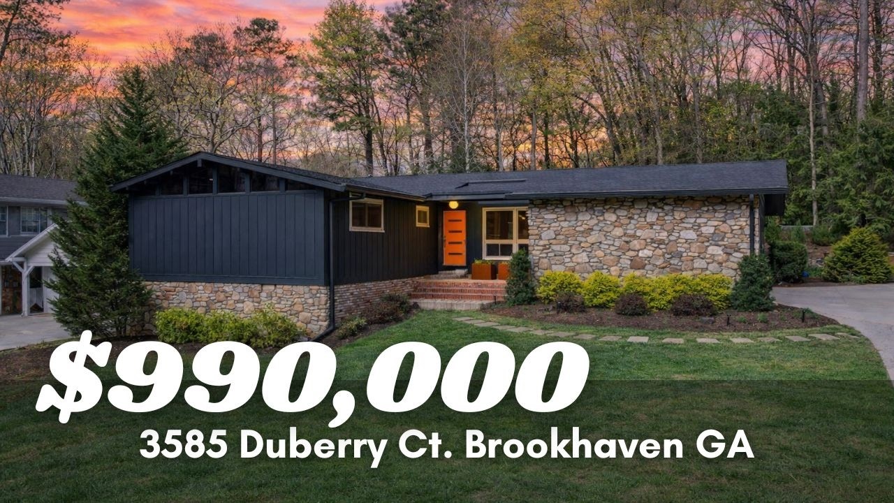 3585 Duberry Ct - Brookhaven Mid-Century Modern - JUST LISTED