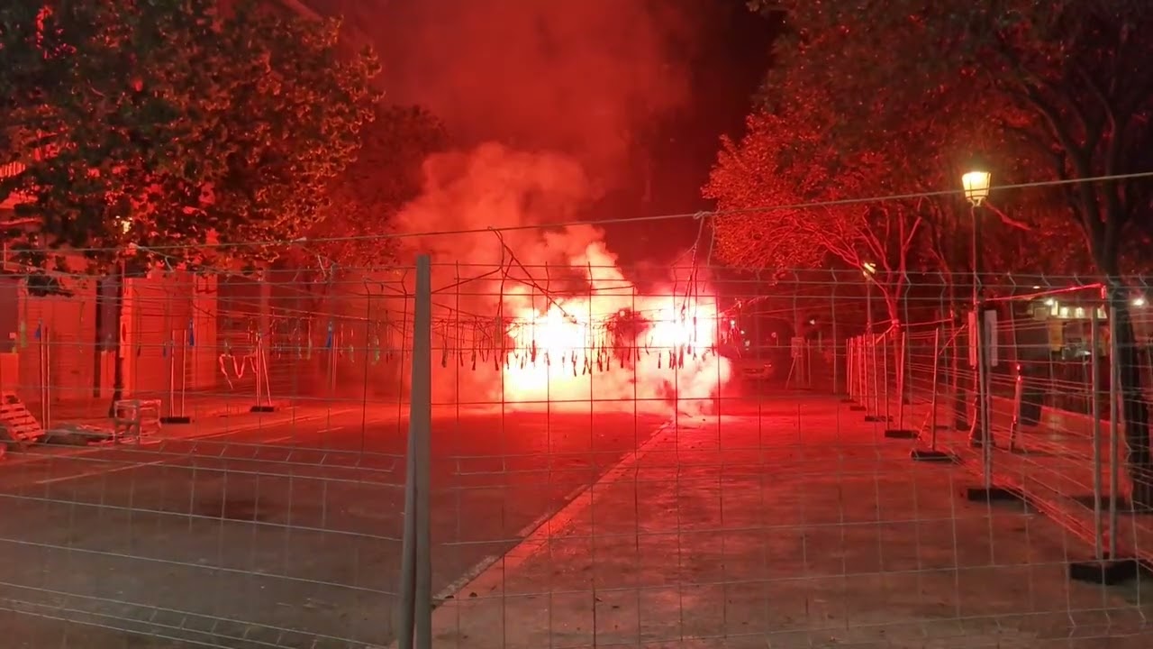 Mascleta in de binnenstraten valencia falles 2026 #vuurwerk #fireworks #feuerwerk 