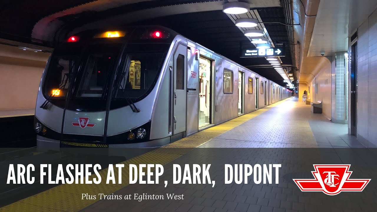 TTC Subway Line 1: Arc Flashes at Dupont, Sunlight at Eglinton West