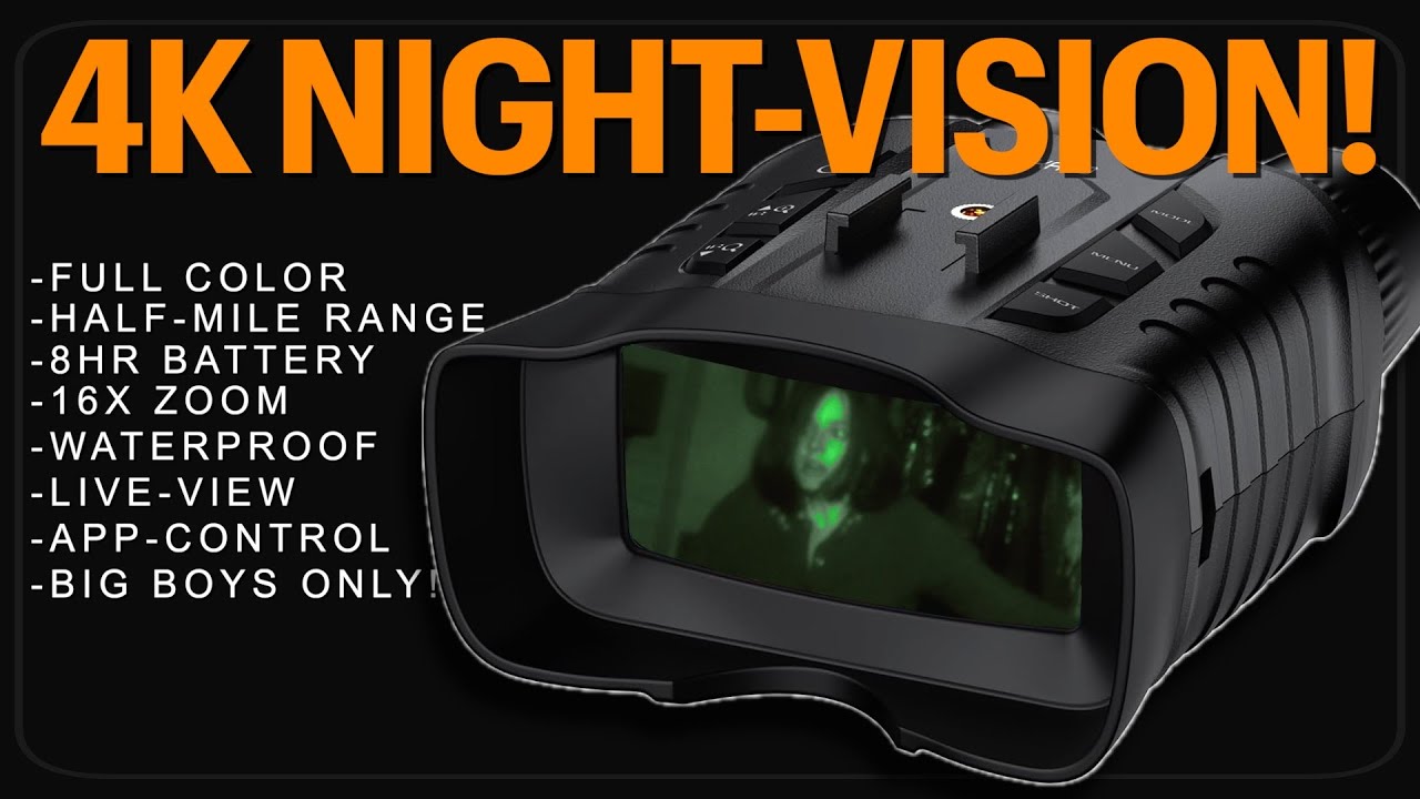 Seemor 200 Night Vision Goggles By Akaso - Full Color Night Vision Camera! Record Video In The Dark!