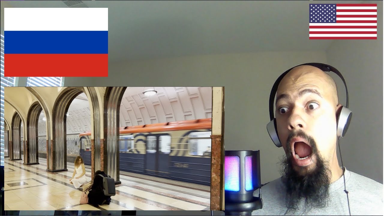 First Time Reacting to Moscow Metro The World's Most Beautiful Underground System | Moscow Travel