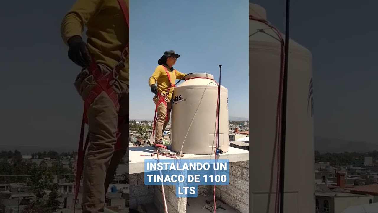 INSTALACION TINACO DE 1100 LTS
