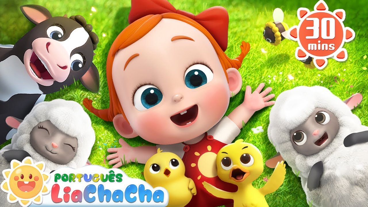 Na Fazenda da Lia 🐮🐷🐔  | Canção de Fazenda | LiaChaCha Português - Música Infantil & Canção Infantil
