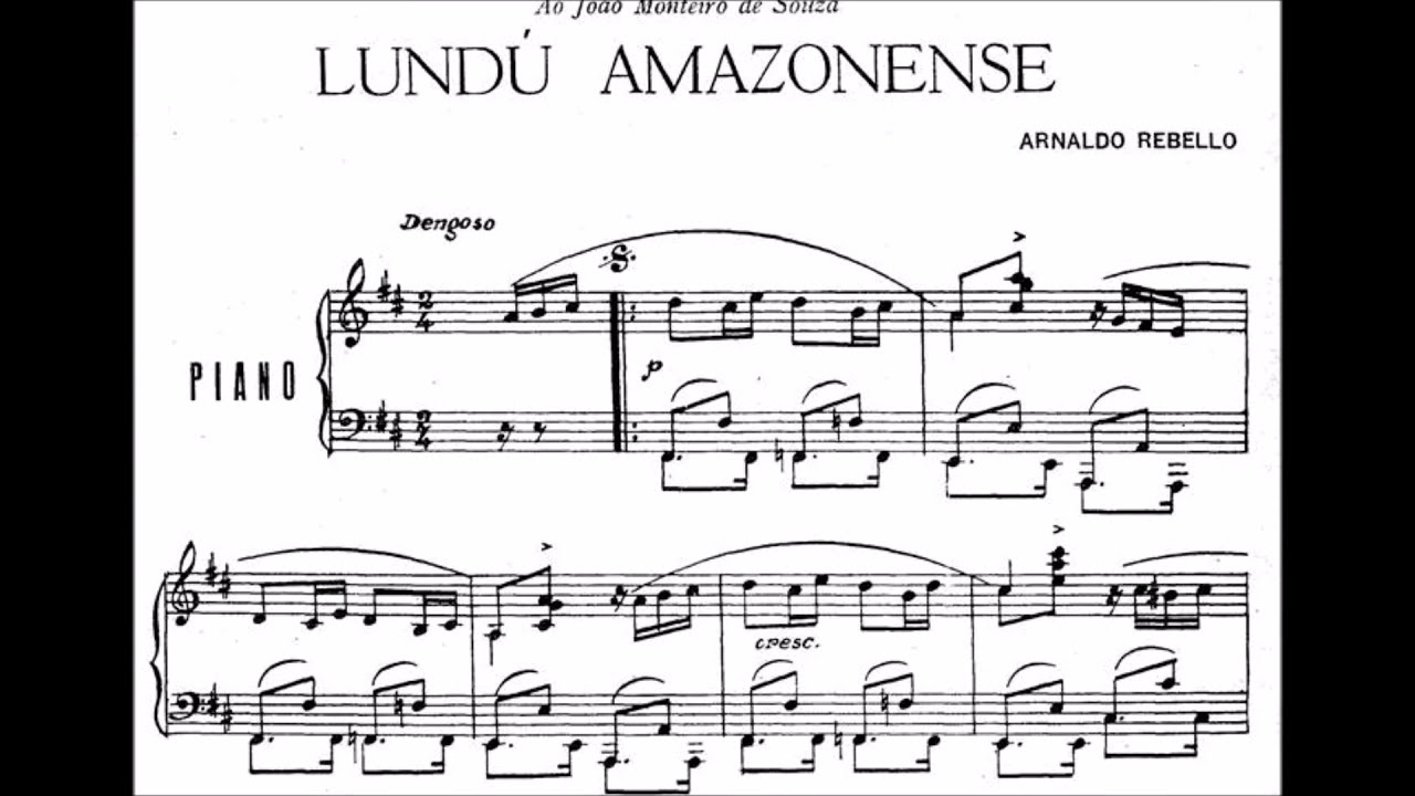 Arnaldo Rebello - Lundu amazonense (Arnaldo Rebello, piano)