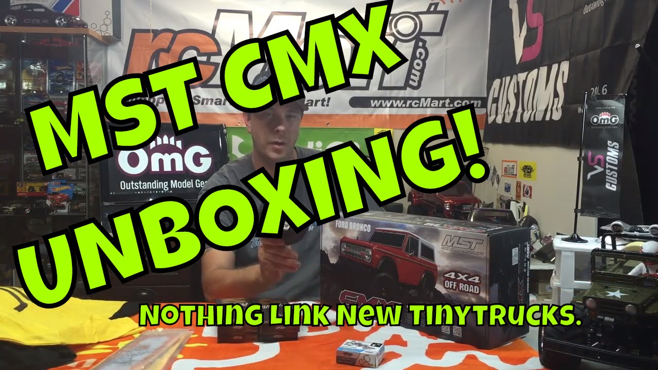 MST CMX Unboxing!!! VS_Customs SoCrawl and RCMart