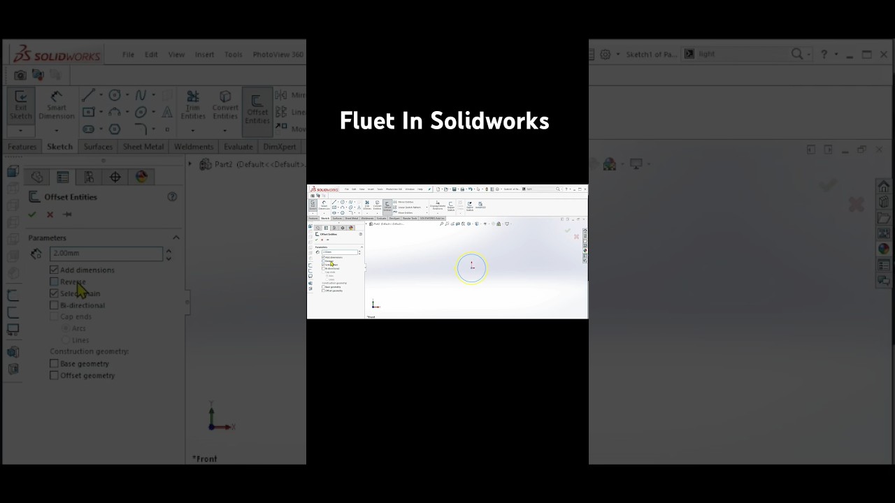 Fluet Modeling in Solidworks 