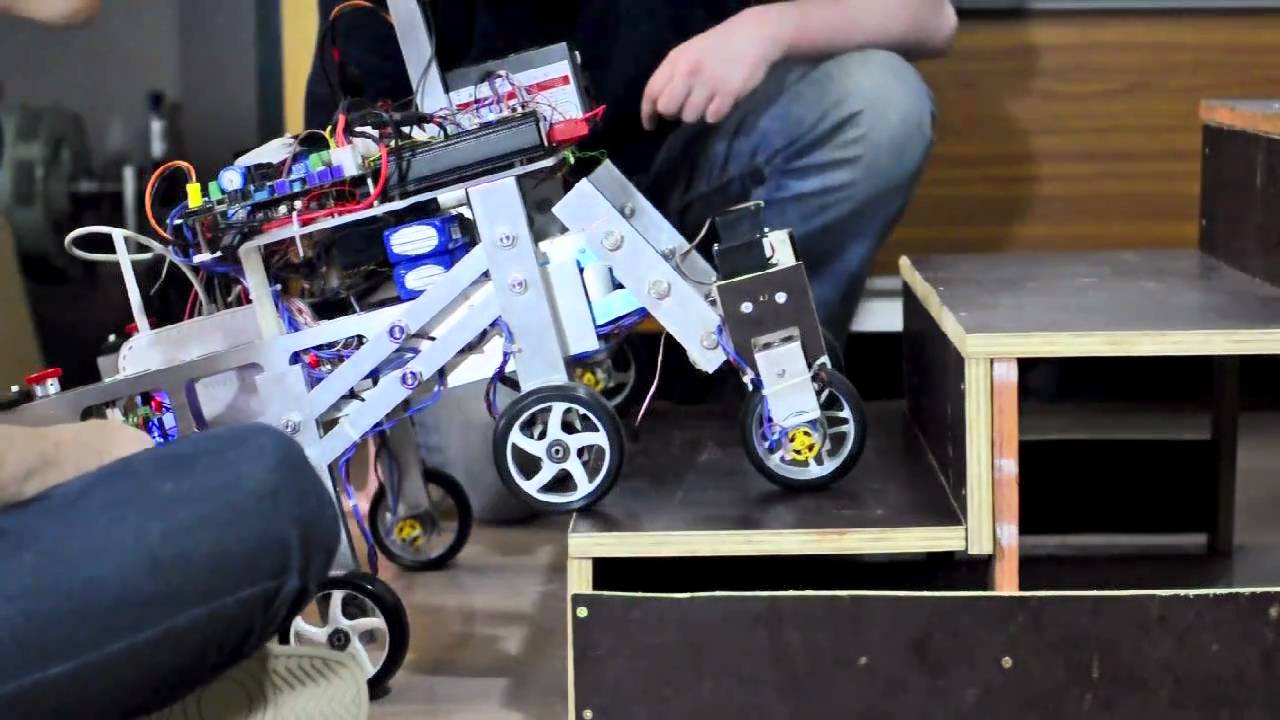 Heriot-Watt EPS Mechanical Engineering, Stair climbing Robot Shrimp 2011