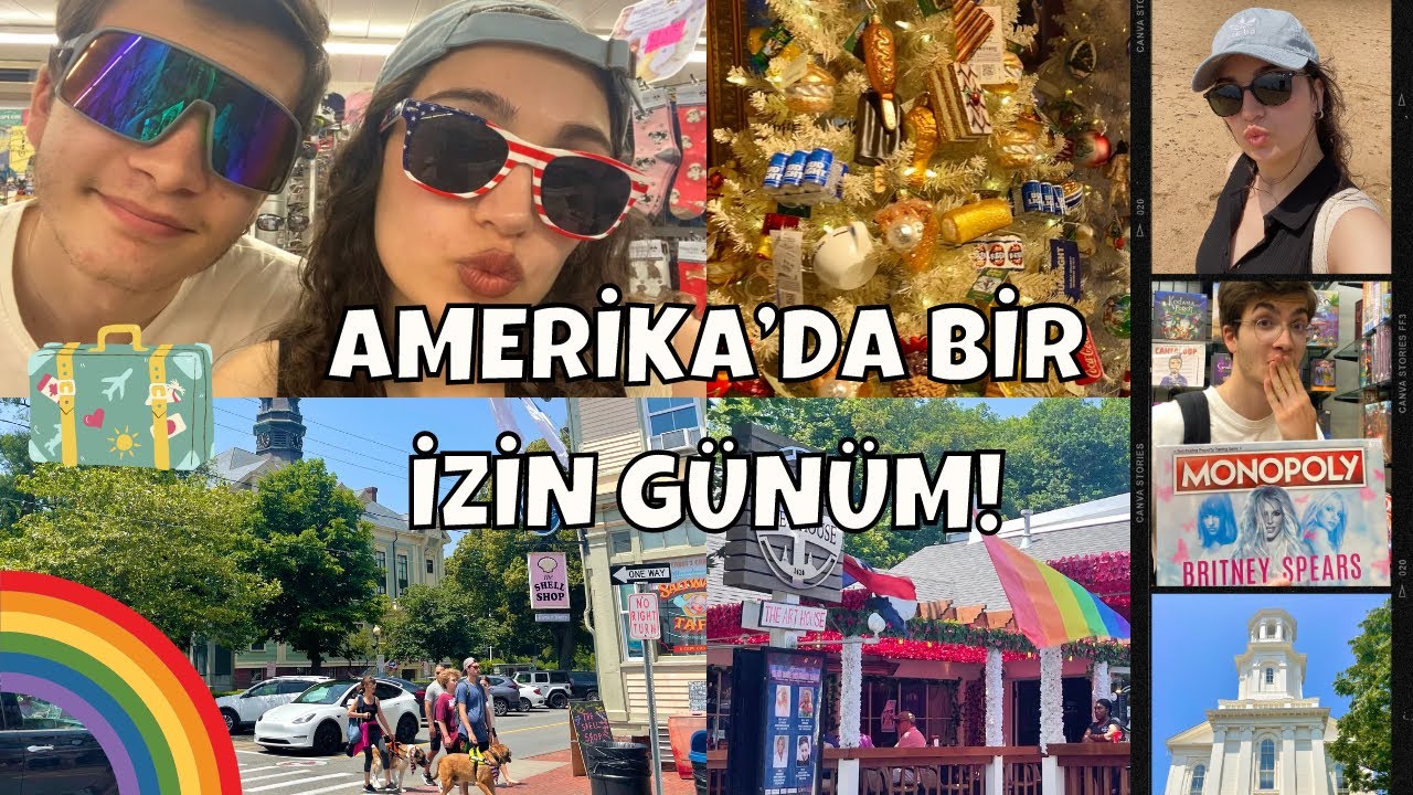 AMERİKA’DAKİ İZİN GÜNÜM!  Provincetown gezi vloğu, Work and Travel 2023, Wat2023!