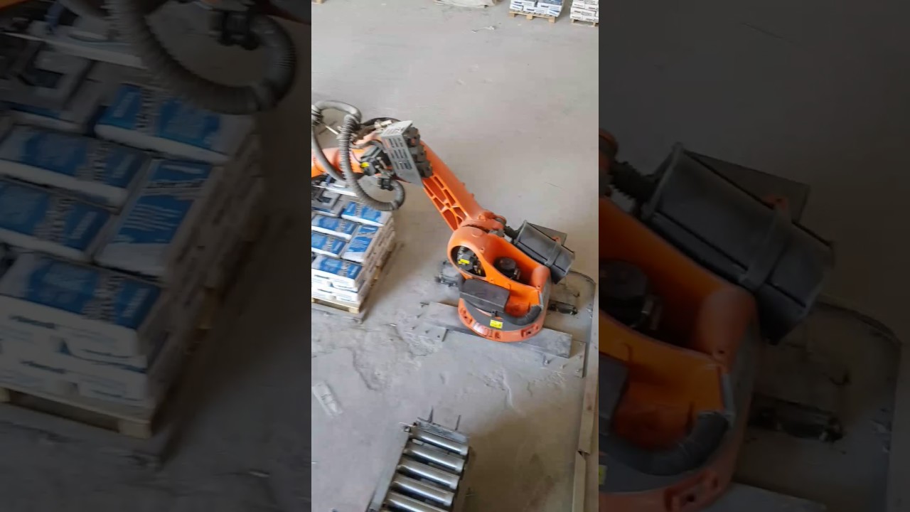 Torba istifleme robotu   torba  paletleme