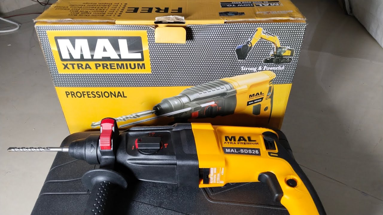 Unboxing MAL Rotary Hammer 26mm #drillingmachines #hammering #drill #heavy #weather #economical
