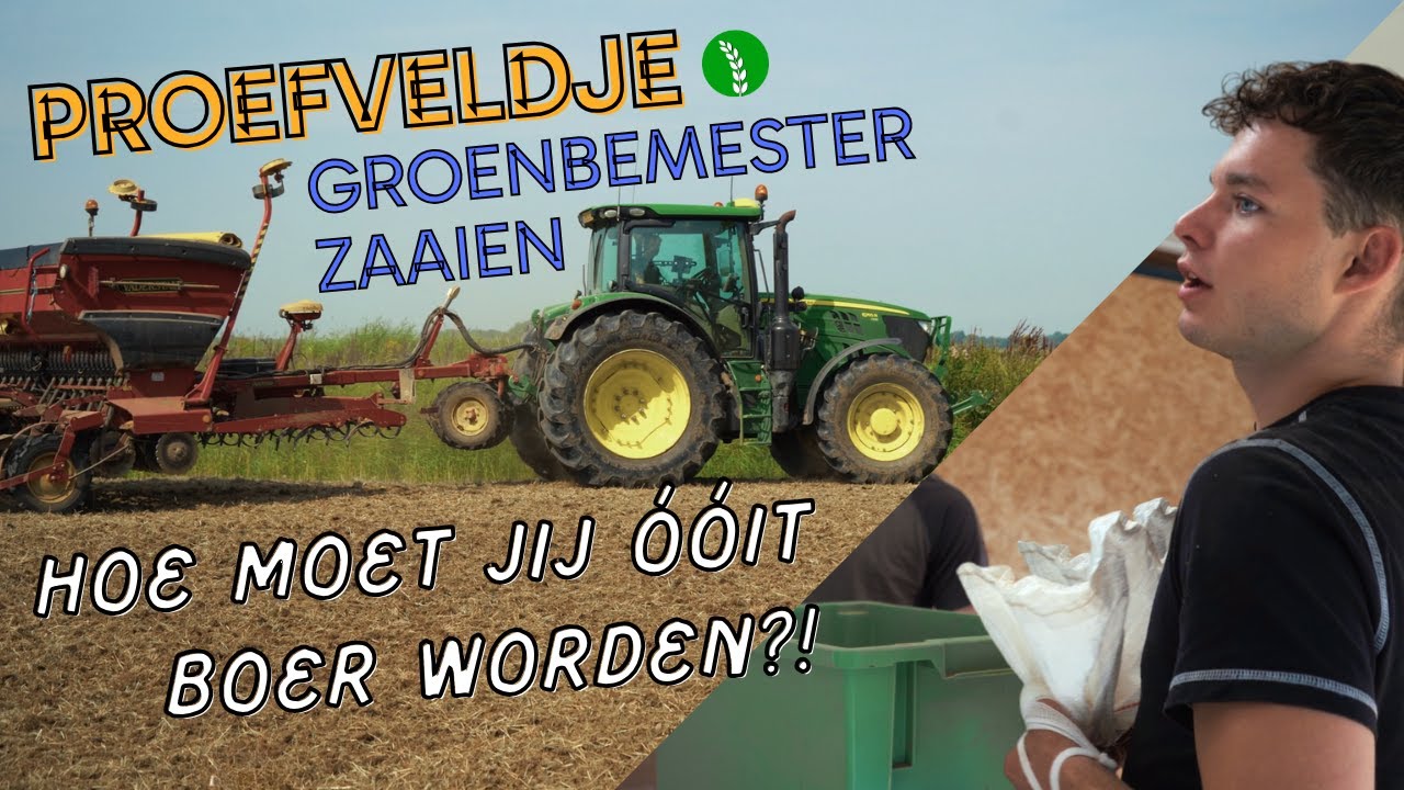 Proefveldje Aflevering 2 - Groenbemester zaaien | Bodem verbeteren | Regeneratieve landbouw