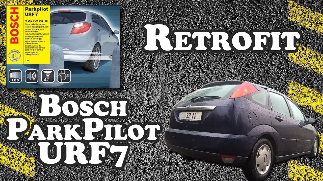 How to Install Bosch URF7 Parking Sensors - 2001 Ford Focus Mk1
