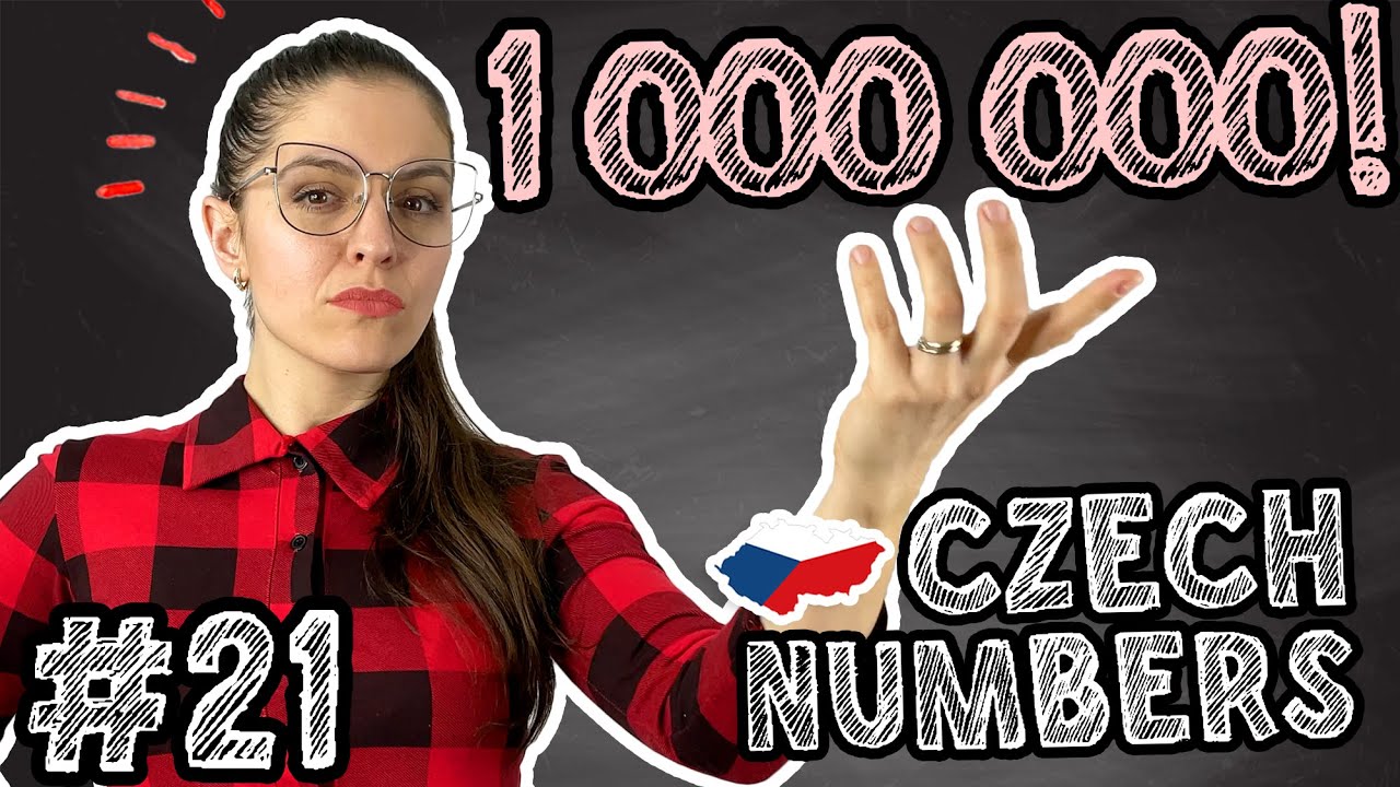 #21 | Learn CZECH numbers 101 ➤ 1,000,000