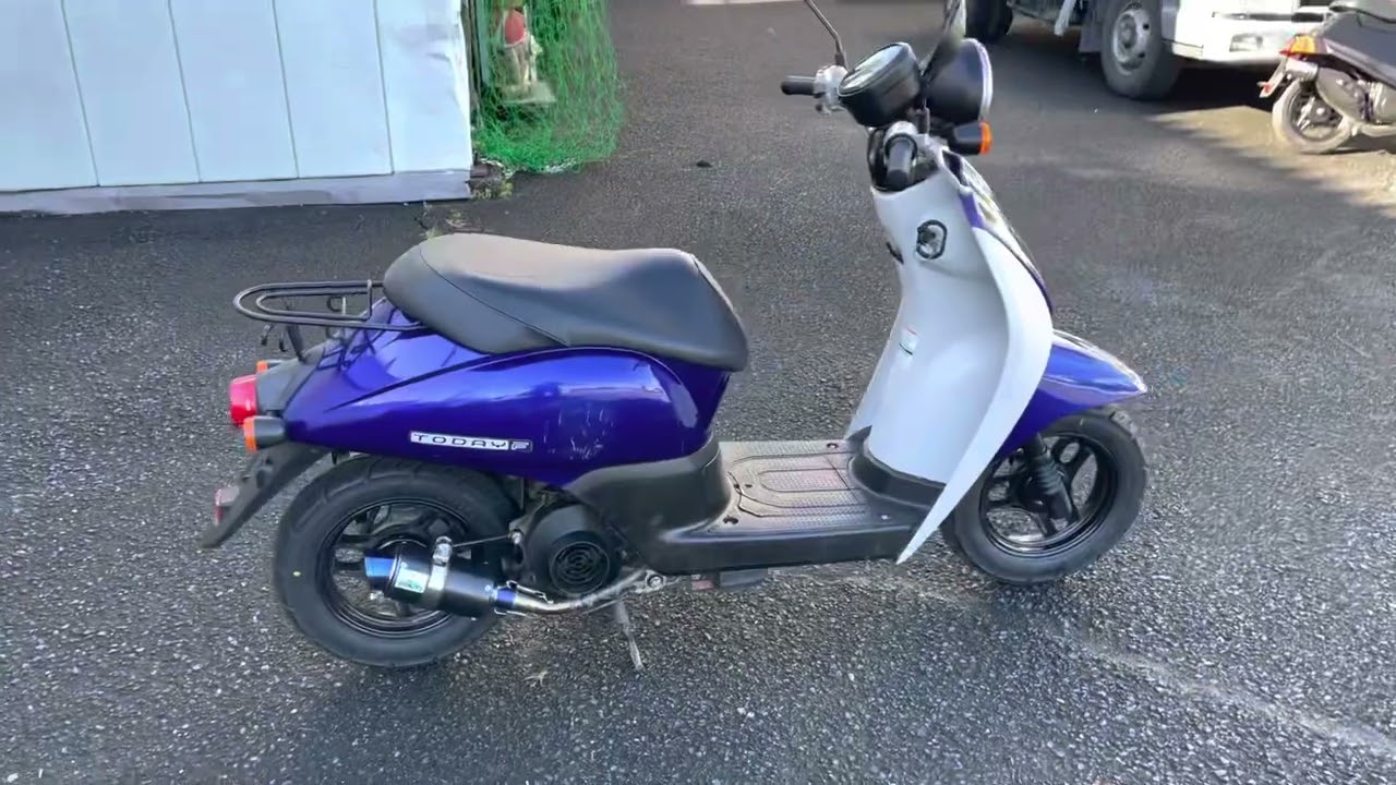 HONDA、ホンダ、トゥデイ、FI、マフラー、音量、調整、原付、しずか