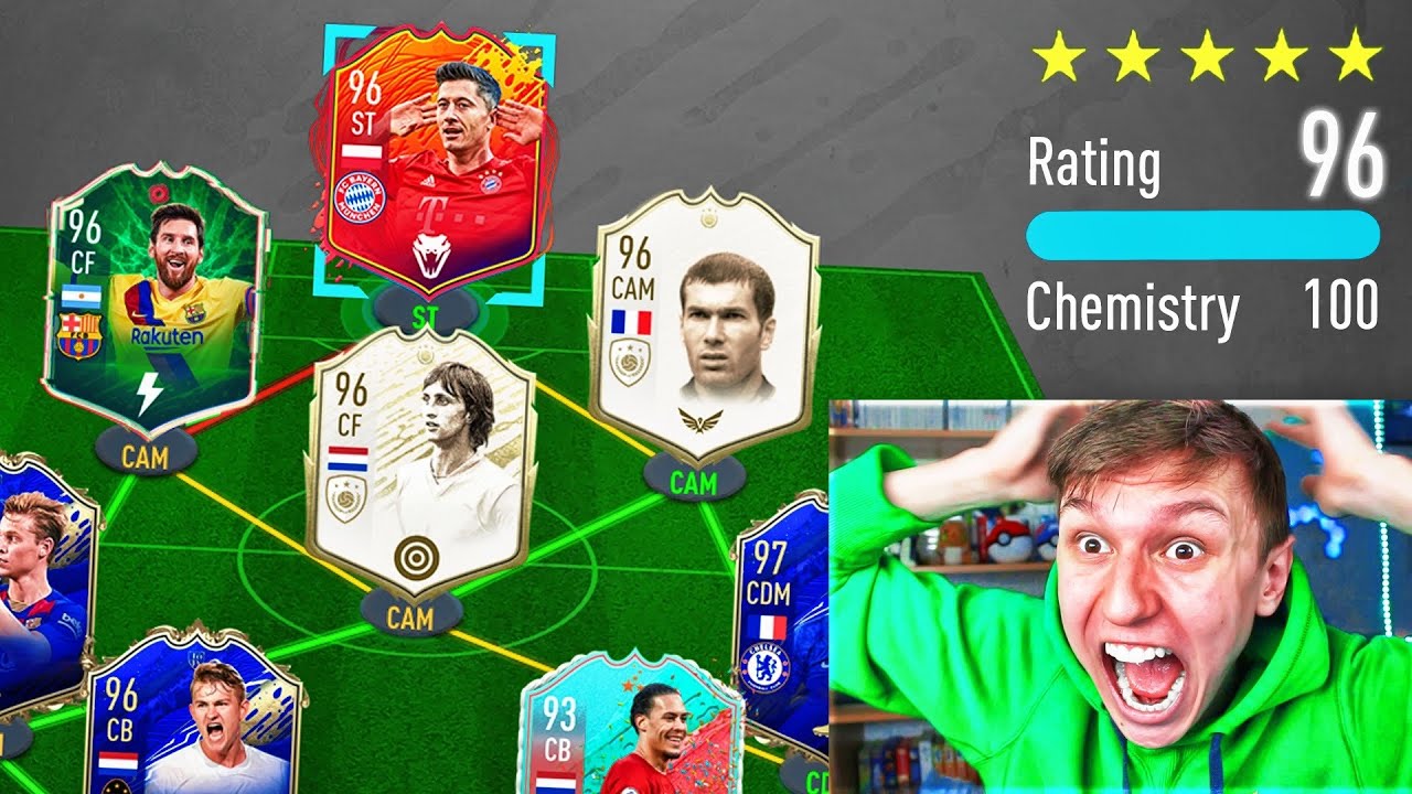 96 RATED!! - RAREST 195 FUT DRAFT IN FIFA HISTORY!! (FIFA 20)