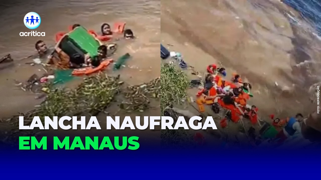 NAUFRÁGIO EM MANAUS DEIXA VÍTIMA E MOBILIZA EQUIPES DE RESGATE
