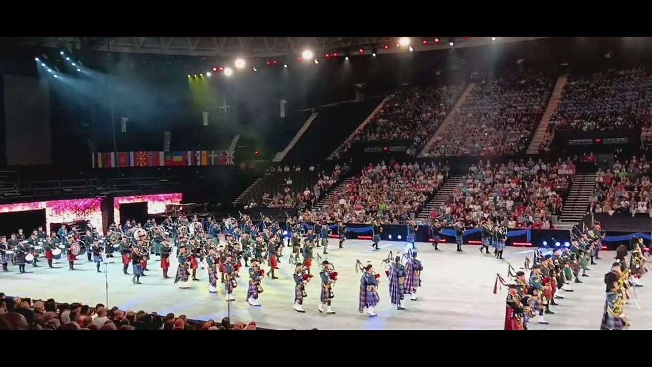 The Massed Pipes & Drums of The Virginia International Tattoo, 2025.