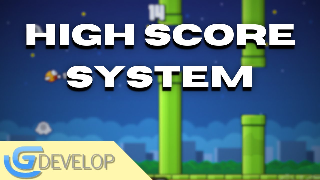 How to Make a HIGH SCORE System in Gdevelop