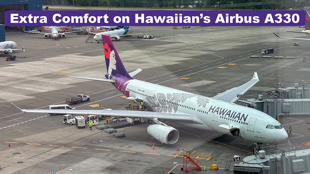 Hawaiian Airlines Airbus A330 Extra Comfort Trip Report | Honolulu to Seattle