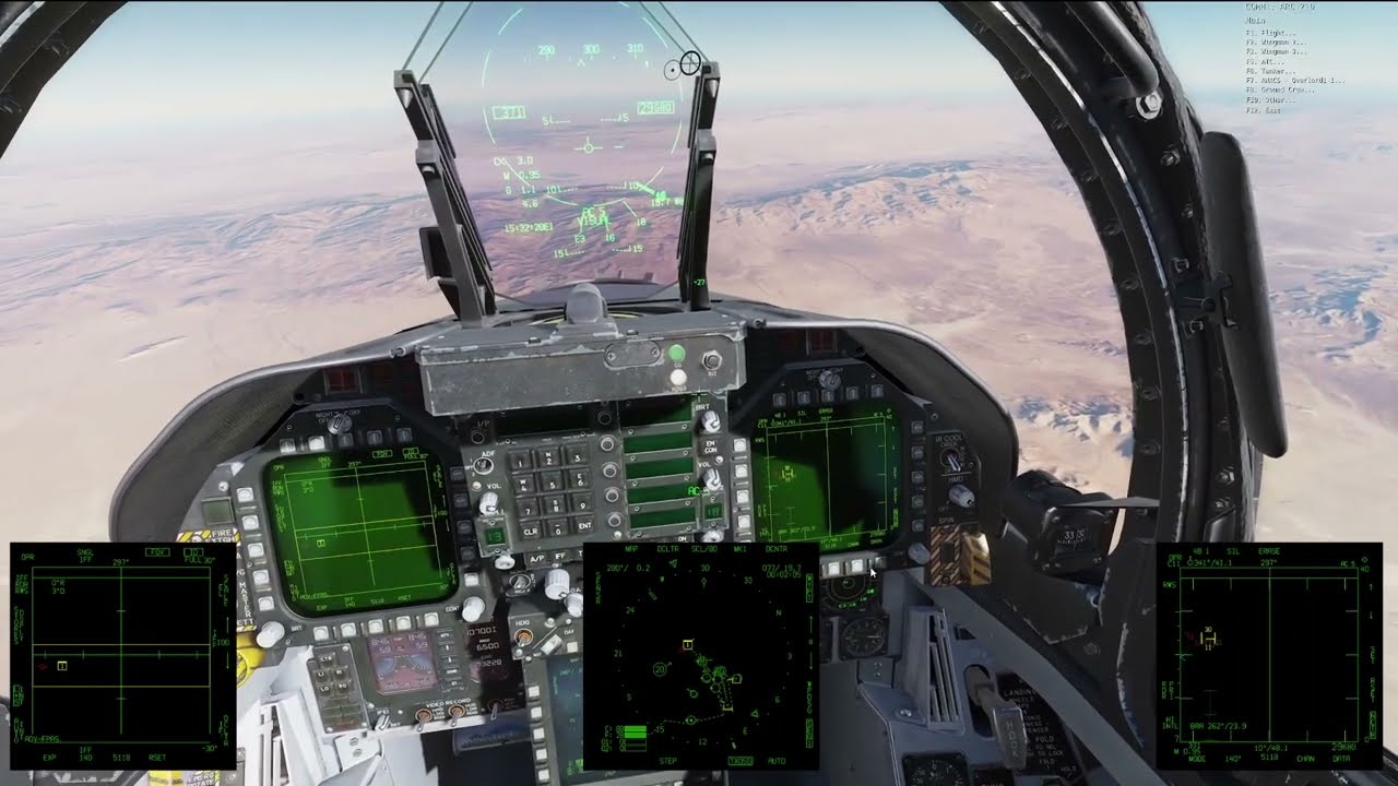 DCS F/A-18 Large Force Exercise - Escorting the Strike Package